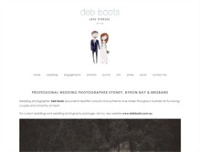 Tablet Screenshot of bootsphotography.com.au
